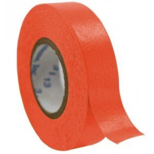 Precision Dynamics Time Tape, 1" Core, 1/2" Wide, Red, 6/PK 512500-R